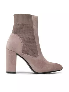 Ботильоны на блочном каблуке DeeZee, бежевый