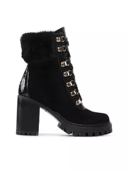 Ботильоны на блочном каблуке Eva Minge, черный