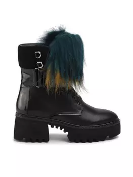 Ботильоны на блочном каблуке Eva Minge, черный