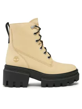 Ботильоны на блочном каблуке Everleigh 6In Laceup Timberland, желтый