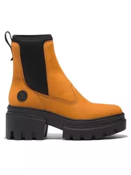 Ботильоны на блочном каблуке Everleigh Boot Chelsea Timberland, коричневый
