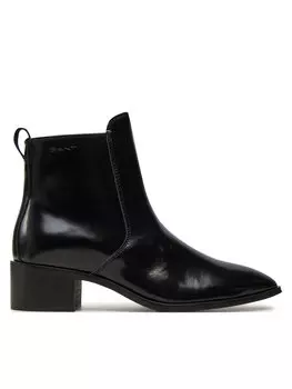 Ботильоны на блочном каблуке Gant, черный