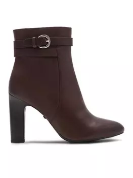 Ботильоны на блочном каблуке Gino Rossi, коричневый