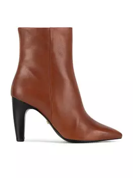 Ботильоны на блочном каблуке Gino Rossi, коричневый