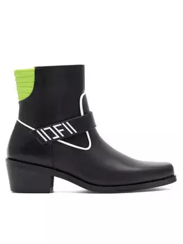 Ботильоны на блочном каблуке JENNY, черный