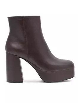 Ботильоны на блочном каблуке JENNY, коричневый
