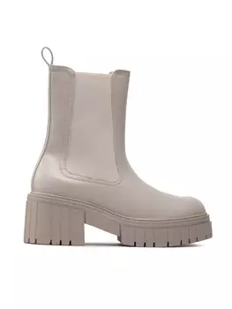 Ботильоны на блочном каблуке Klassische DeeZee, бежевый