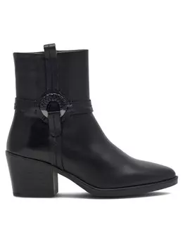 Ботильоны на блочном каблуке Lasocki, черный
