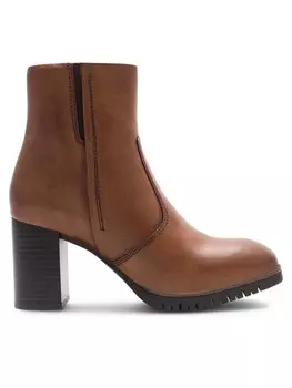 Ботильоны на блочном каблуке Lasocki, коричневый
