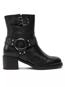 Ботильоны на блочном каблуке New-Camperos Bronx, черный