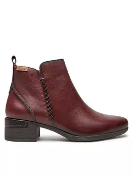 Ботильоны на блочном каблуке Pikolinos, бордо