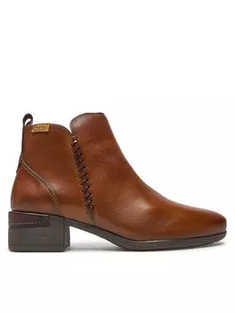 Ботильоны на блочном каблуке Pikolinos, коричневый