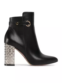 Ботильоны на блочном каблуке R.Polaski, черный