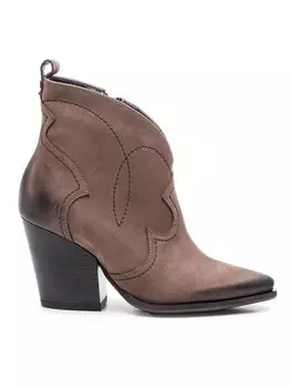 Ботильоны на блочном каблуке R.Polaski, коричневый