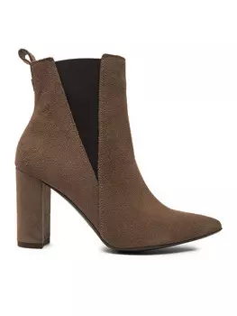 Ботильоны на блочном каблуке R.Polaski, коричневый