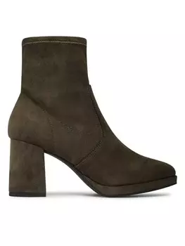 Ботильоны на блочном каблуке s.Oliver, зеленый