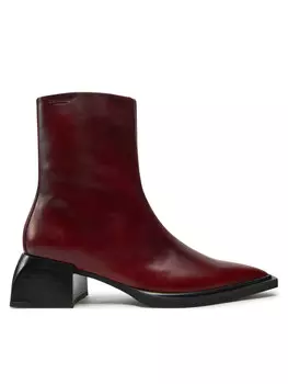 Ботильоны на блочном каблуке Vagabond Shoemakers, красный