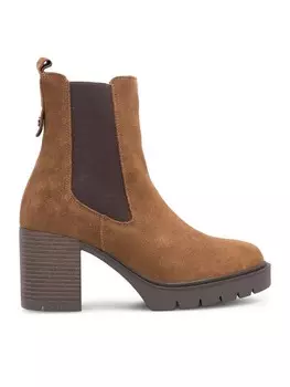 Ботильоны на блочном каблуке Wiki Lasocki, коричневый