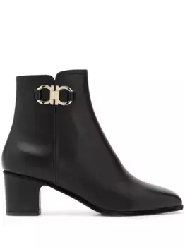 Ботильоны на каблуке Ferragamo, черный