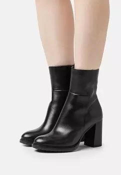 Ботильоны на каблуке КОЖА Anna Field, черный