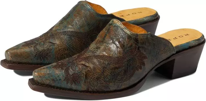 Ботильоны на каблуке Mary Mule Roper, цвет Brown 3