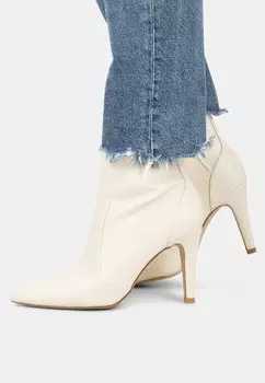 Ботильоны на каблуке Posh by Poelman, кремовый