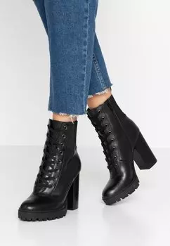 Ботильоны на каблуке Steve Madden LATCH, цвет Black