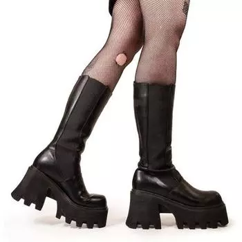 Ботильоны на массивной платформе Tear Em 'Up Lamoda, черный