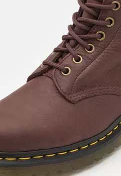 Ботильоны на платформе 1460 UNISEX Dr. Martens, темно-красный