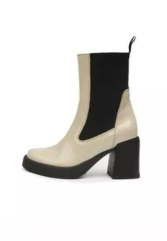 Ботильоны на платформе Bata, бежевый