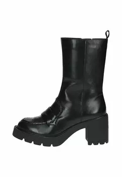 Ботильоны на платформе Caprice, черный гребешок