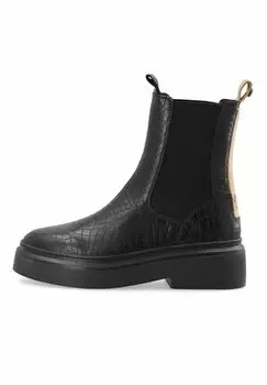 Ботильоны на платформе CASKAMMA CHELSEA CROCO PRINT Ca'Shott, цвет black