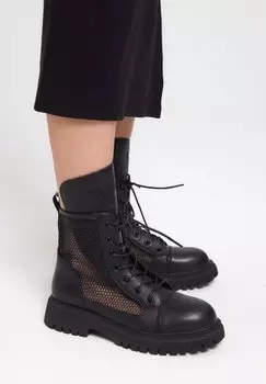 Ботильоны на платформе Cesare Gaspari, черный