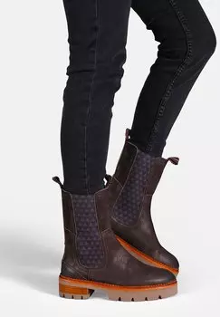 Ботильоны на платформе Chelsea Nunzia Crickit, шоколад