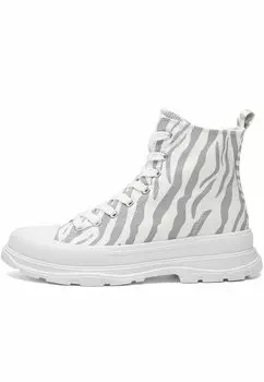 Ботильоны на платформе Crosby, белый