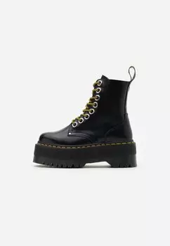 Ботильоны на платформе Dr. Martens высокие, черный