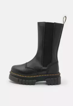 Ботильоны на платформе Dr. Martens AUDRICK CHELSEA TALL, цвет black lux