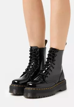 Ботильоны на платформе Dr. Martens, черный