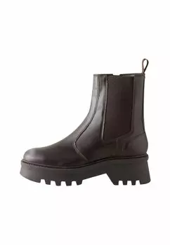 Ботильоны на платформе FOREVER COMFORT CHUNKY CHELSEA Next, коричневый