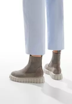 Ботильоны на платформе GRENELLE CHELSEA Voile Blanche, серый
