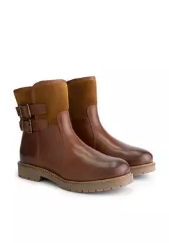 Ботильоны на платформе HESTNES Travelin, цвет Cognac