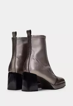 Ботильоны на платформе Hispanitas, серый металлик