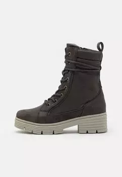 Ботильоны на платформе Jana, цвет asphalt