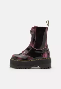 Ботильоны на платформе Jetta Hi Max Dr. Martens, цвет pink/black