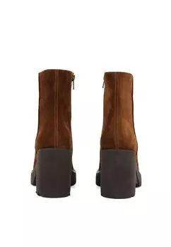 Ботильоны на платформе KHAN Unisa, коричневый