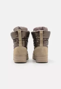 Ботильоны на платформе KORE METALLIC Pepe Jeans, серо-коричневый