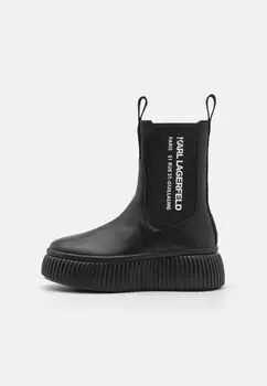 Ботильоны на платформе KREEPER LONG GORE BOOT KARL LAGERFELD, черный