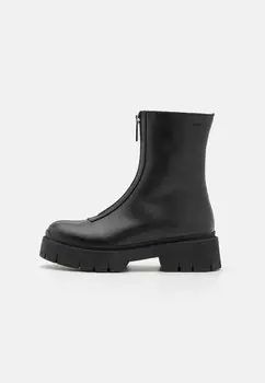 Ботильоны на платформе Kris Zip Bootie HUGO, черный