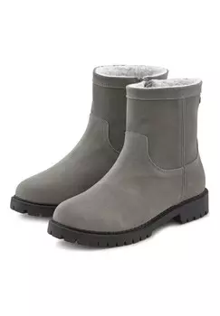 Ботильоны на платформе LASCANA, серый