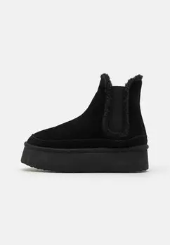 Ботильоны на платформе Leather Even&Odd, черный